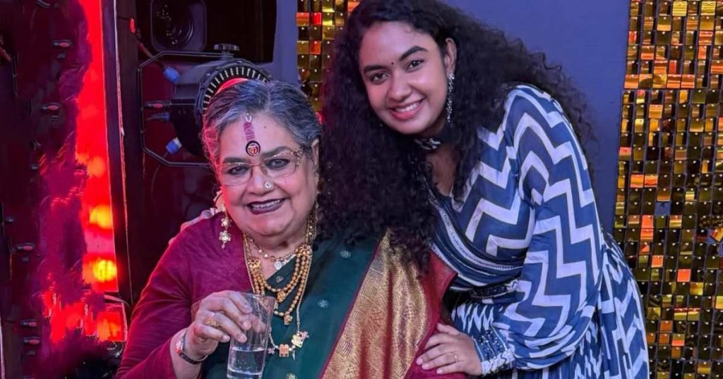 Theertha Sathyan meets legendary Usha Uthup