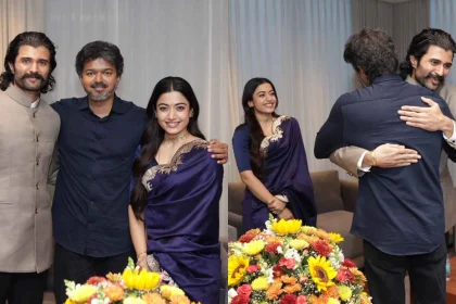 Vijay Deverakonda and Rashmika Mandanna Meet Tamil Nadu CM Joseph Vijay Ahead of Ranabaali Release